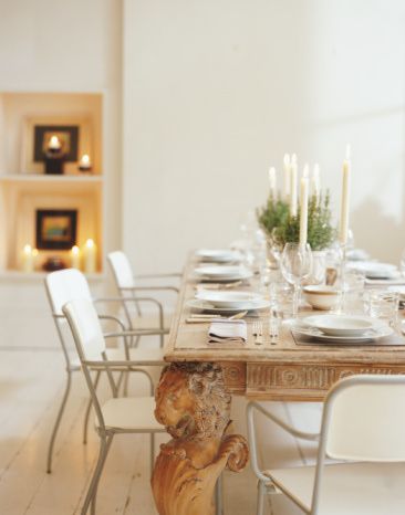 séjour épuré et naturel